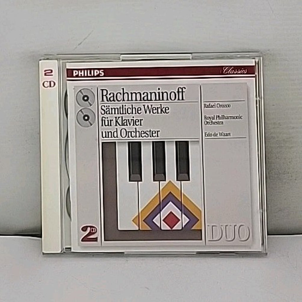 Rachmaninoff Die Werke Fur Klavier Und Orchester 2 CD Set