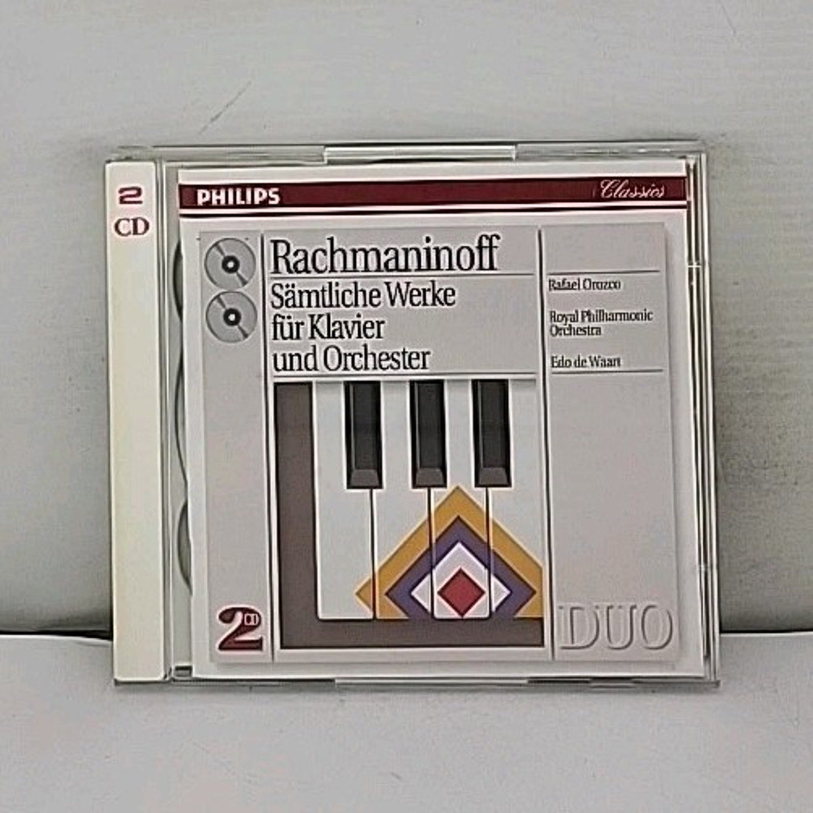Rachmaninoff Die Werke Fur Klavier Und Orchester 2 CD Set