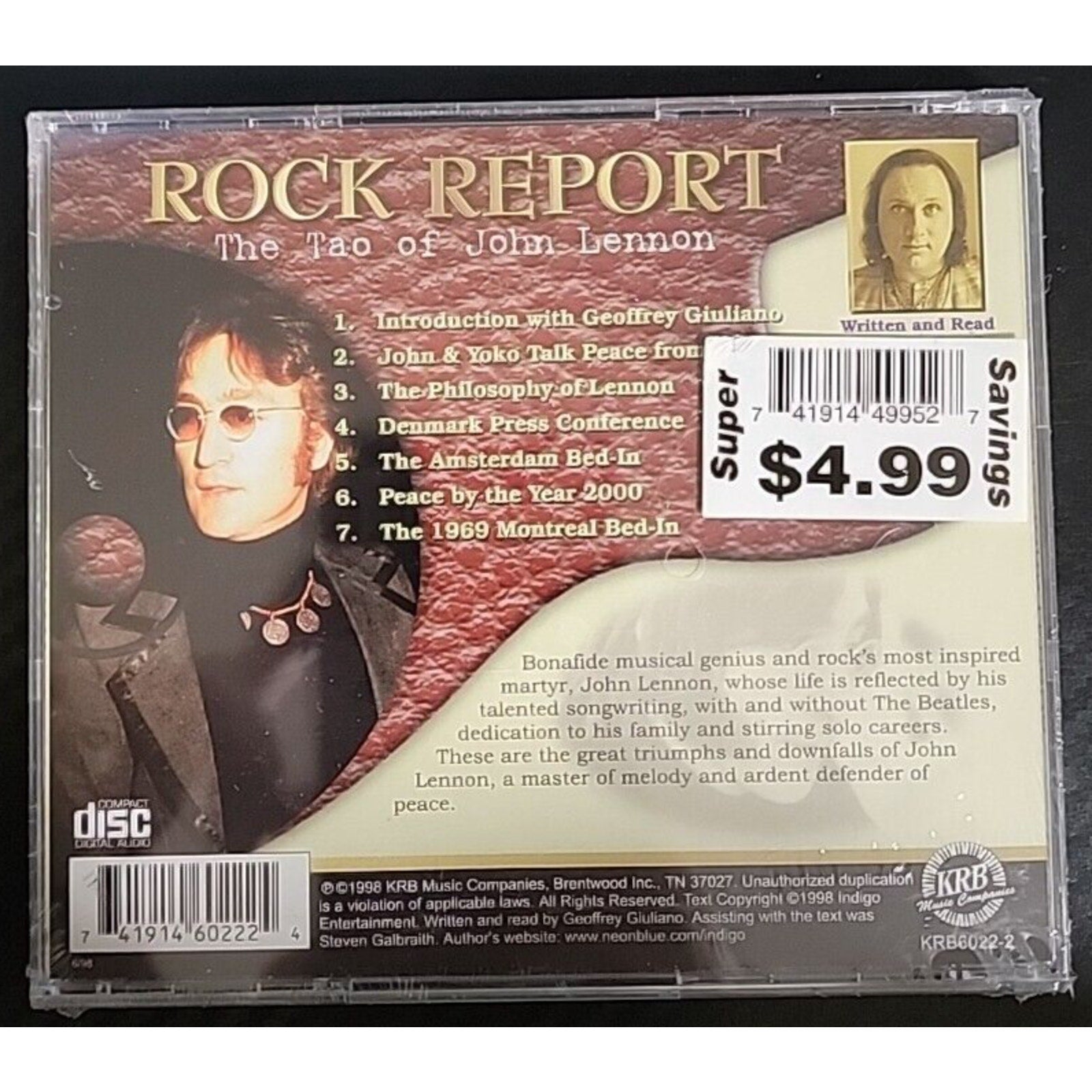 Rock Report - The Tao Of John Lennon (CD) *Brand New*