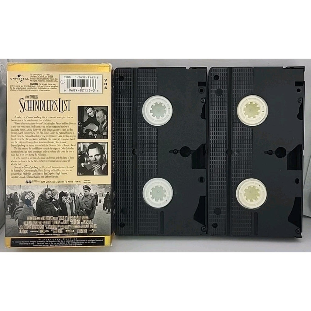 Schindlers List (VHS, 1994, Widescreen)