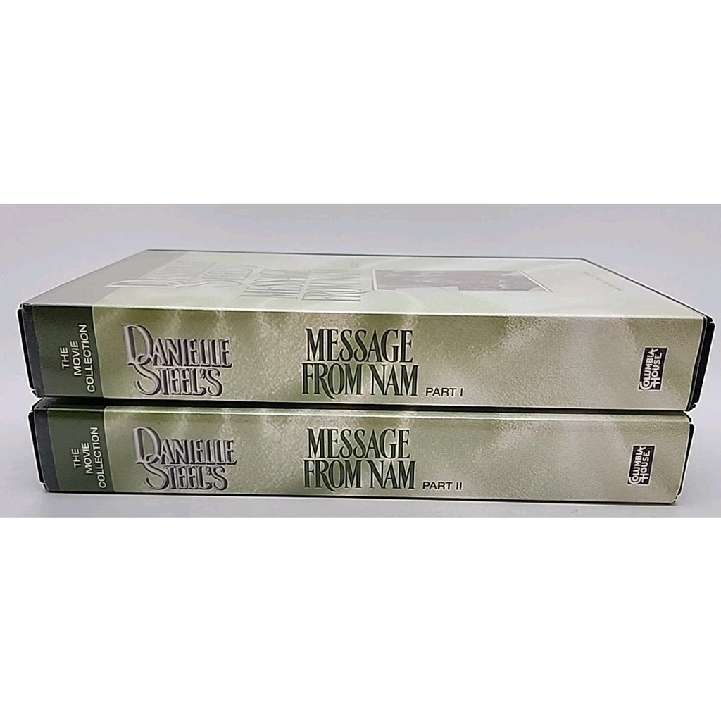 Danielle Steel's Message From Nam Part 1&2 (VHS)