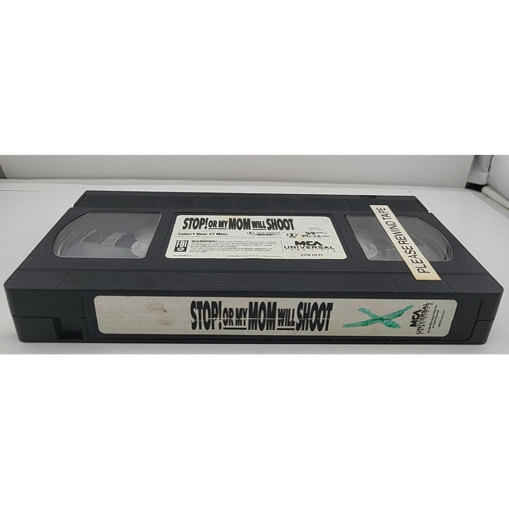 Stop Or My Mom Will Shoot VHS