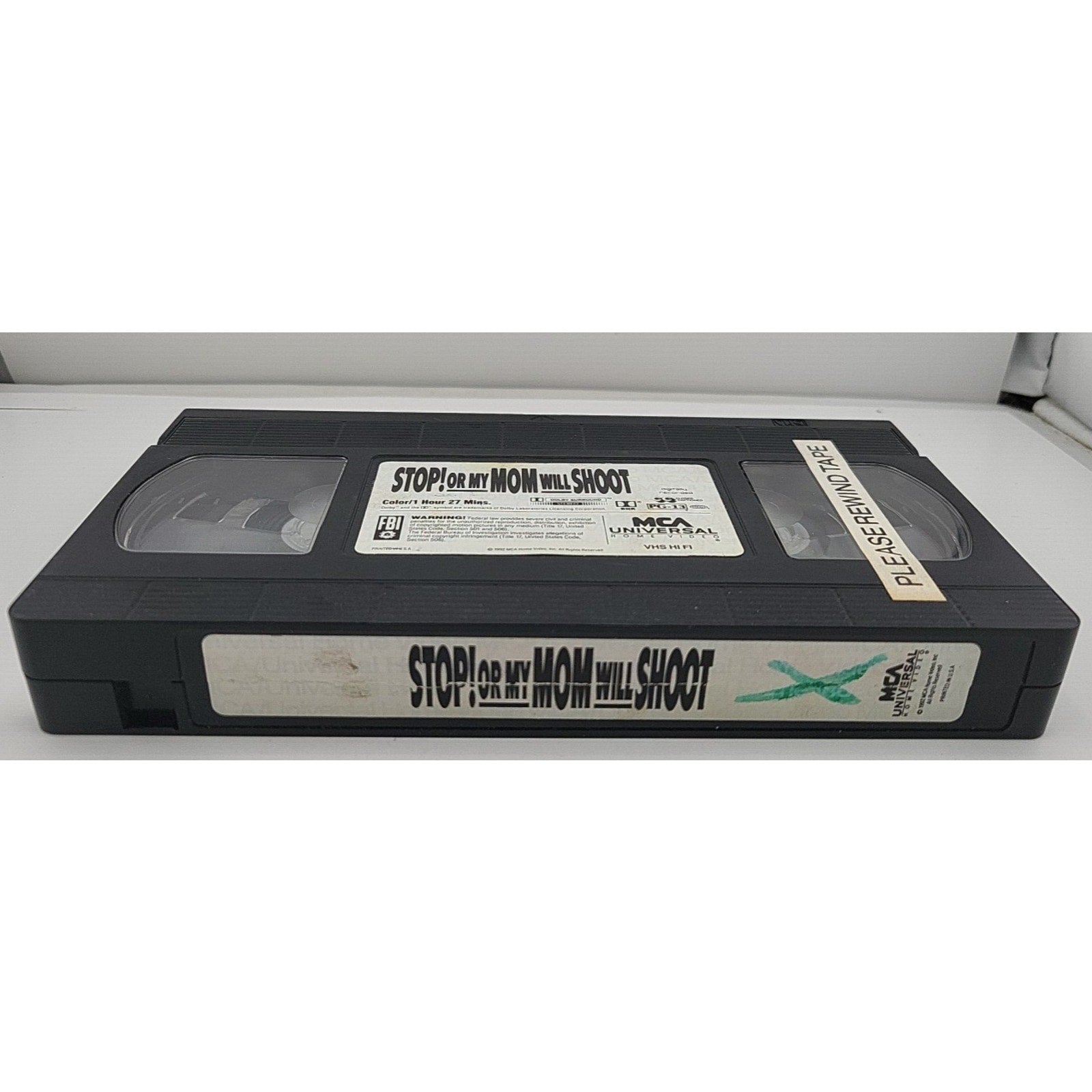 Stop Or My Mom Will Shoot VHS