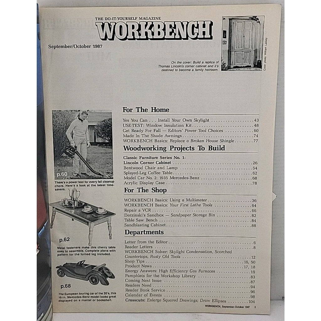 Workbench The Do-It-Yourself Magazine - October 1987 - Volume 43 Number 5
