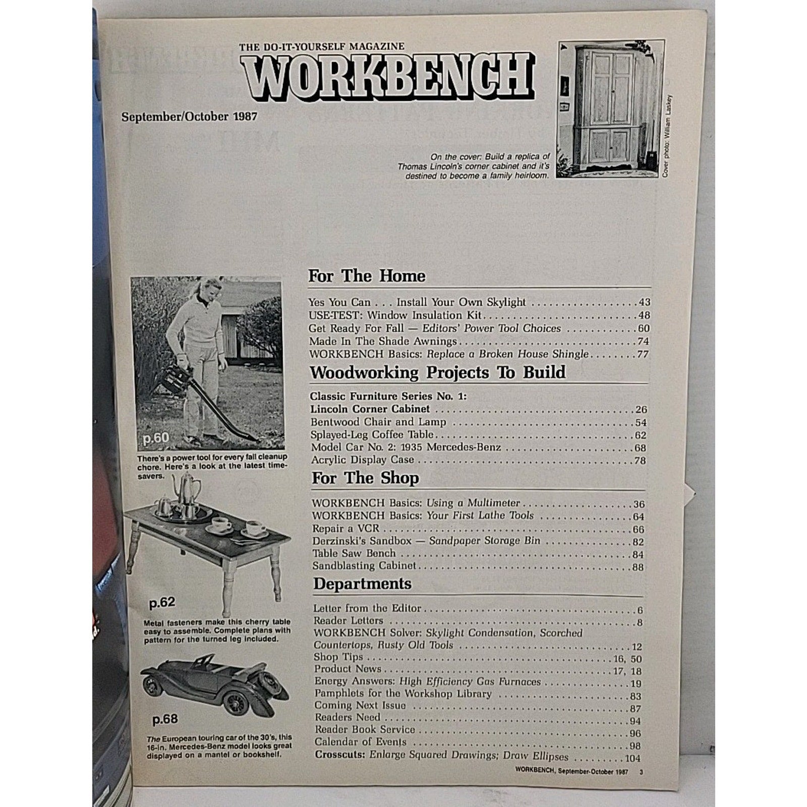 Workbench The Do-It-Yourself Magazine - October 1987 - Volume 43 Number 5