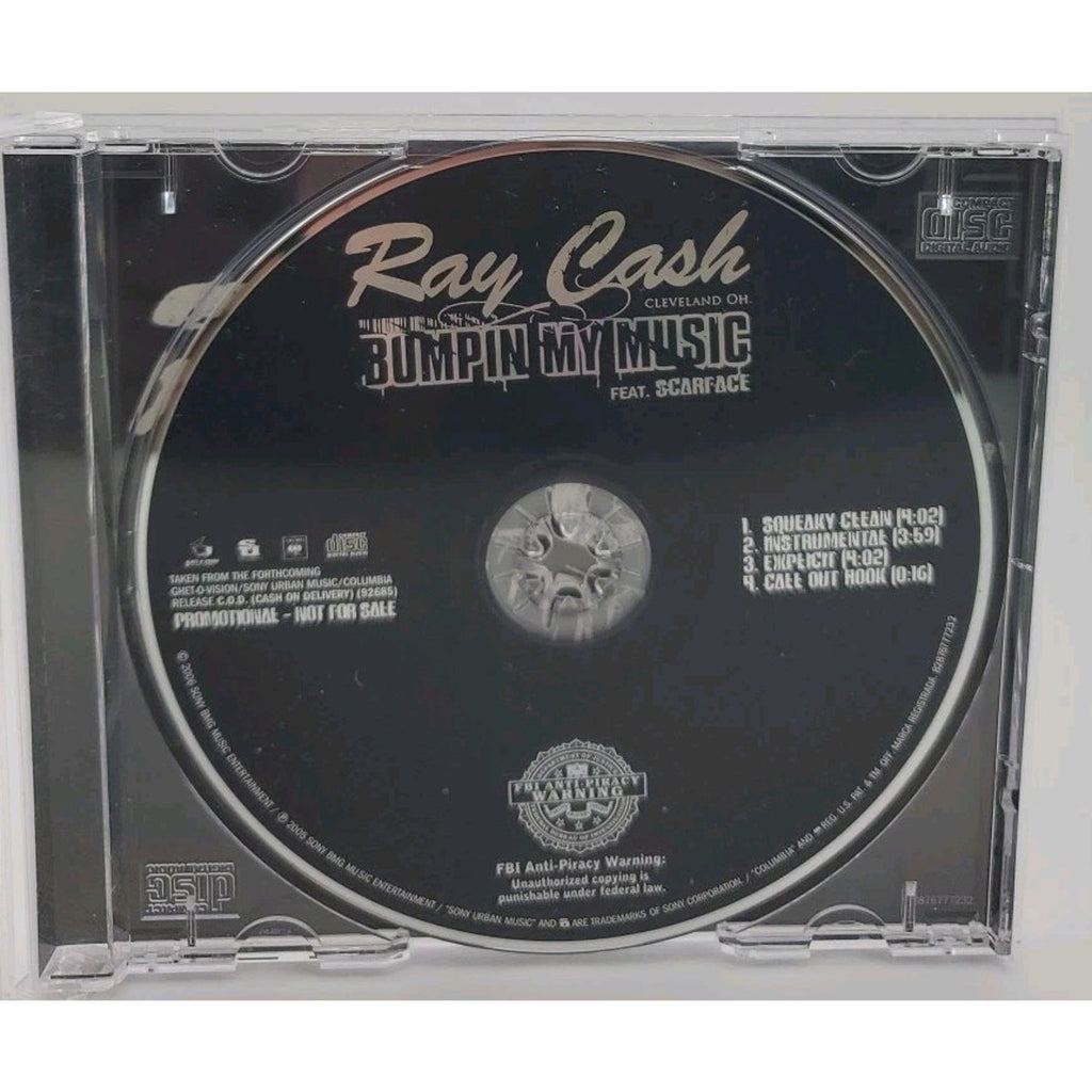 Ray Cash Bumpin My Music Feat. Scarface (CD)