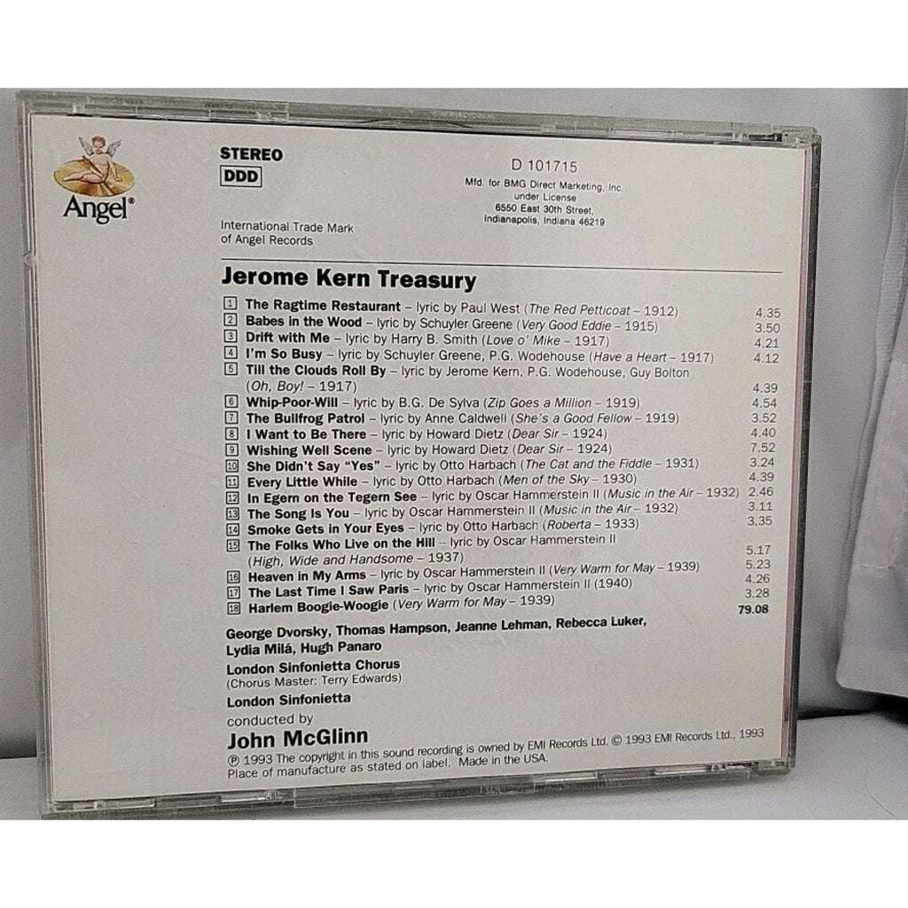 Jerome Kern Treasury - McGlinn CD