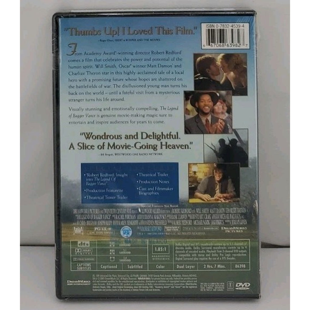 Legend of Bagger Vance (DVD, 2000) *Brand New*