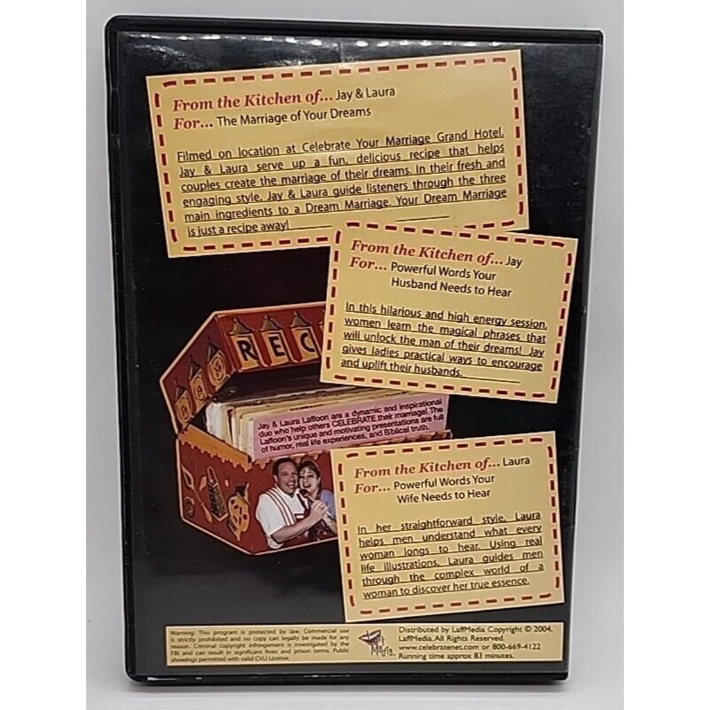 DVD - Cooking up the Marriage of Your Dreams - Jay & Laura Lafoon