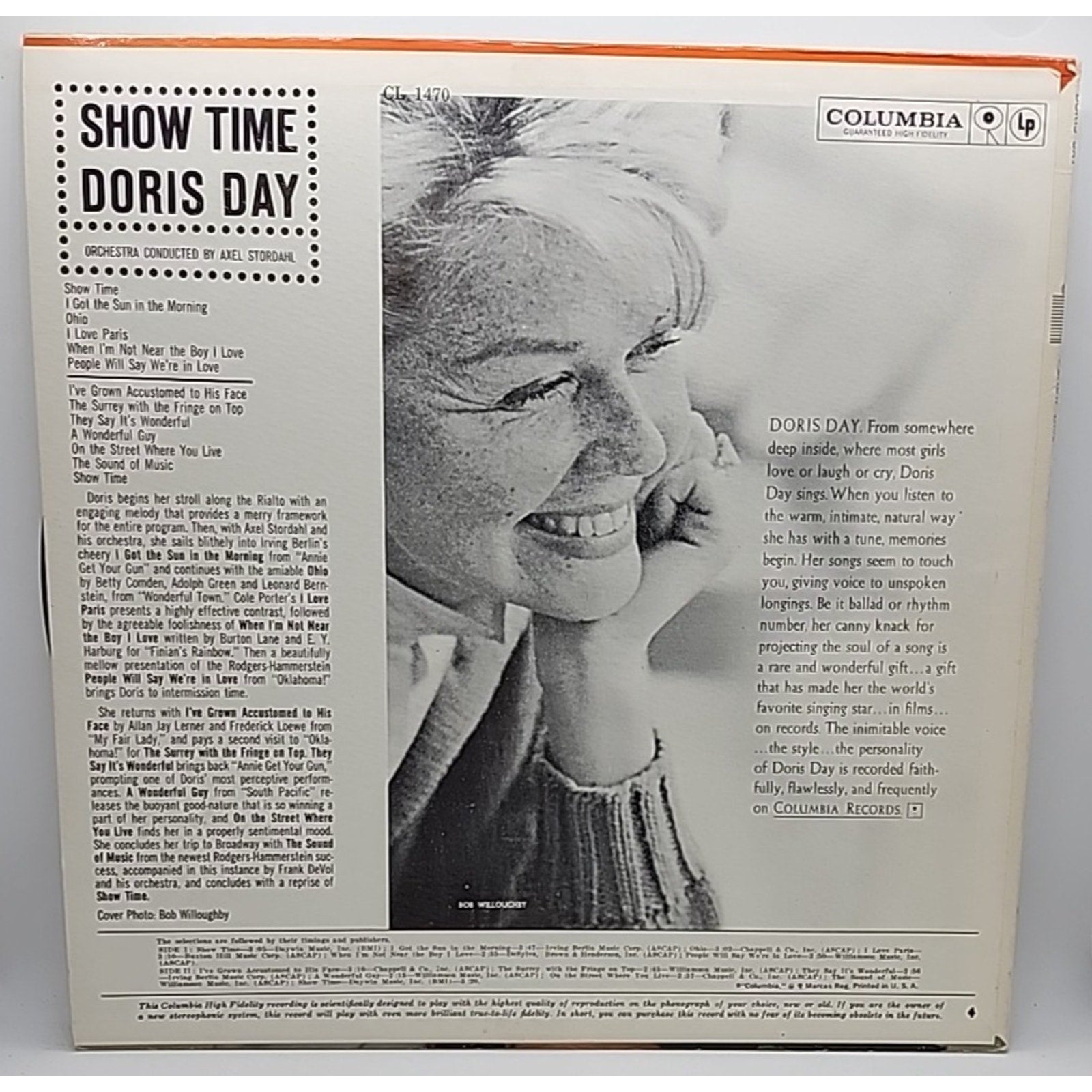Doris Day - Show Time - Columbia Records