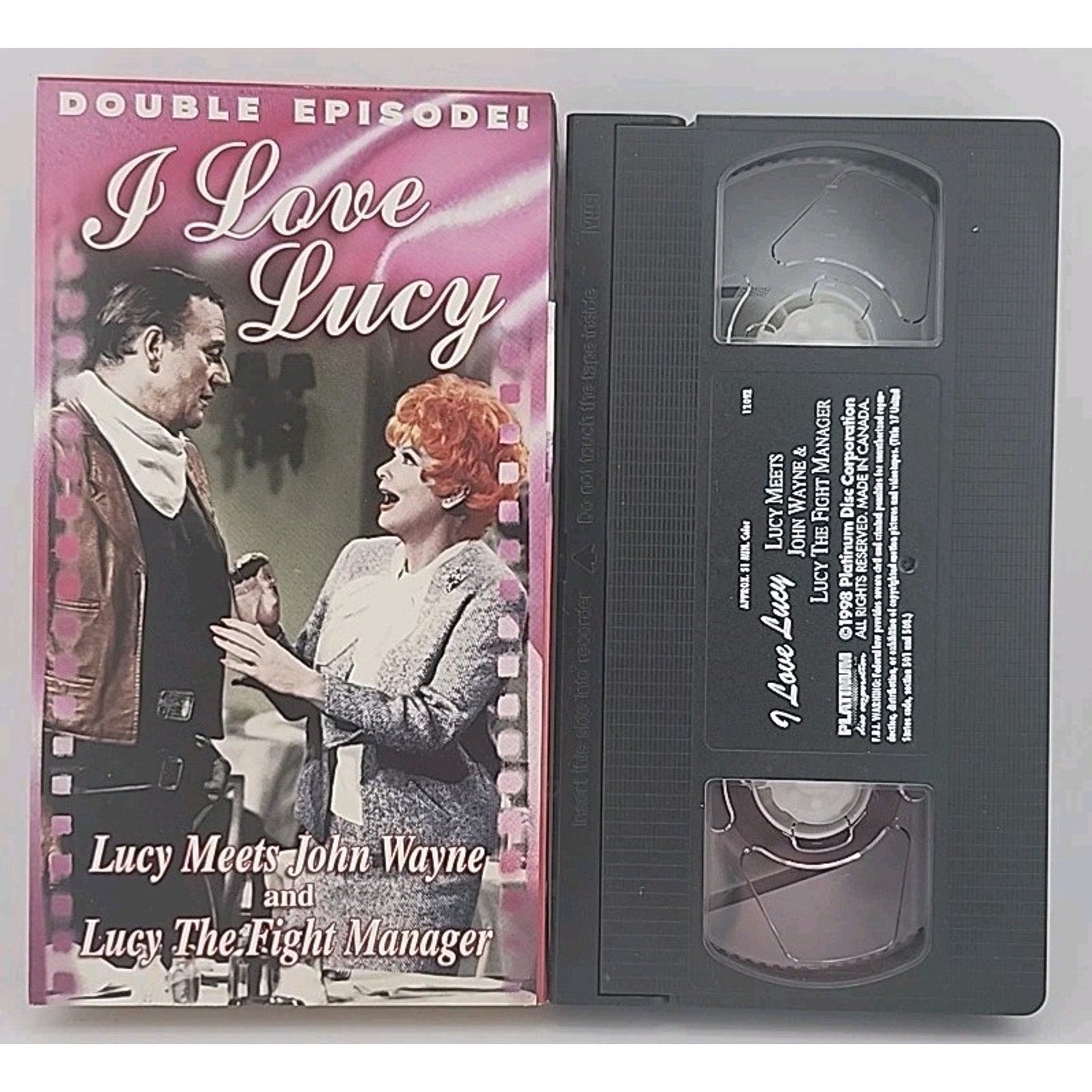 The Lucy Show - Lucy Meets John Wayne/Lucy the Fight Manager (VHS, 2000)