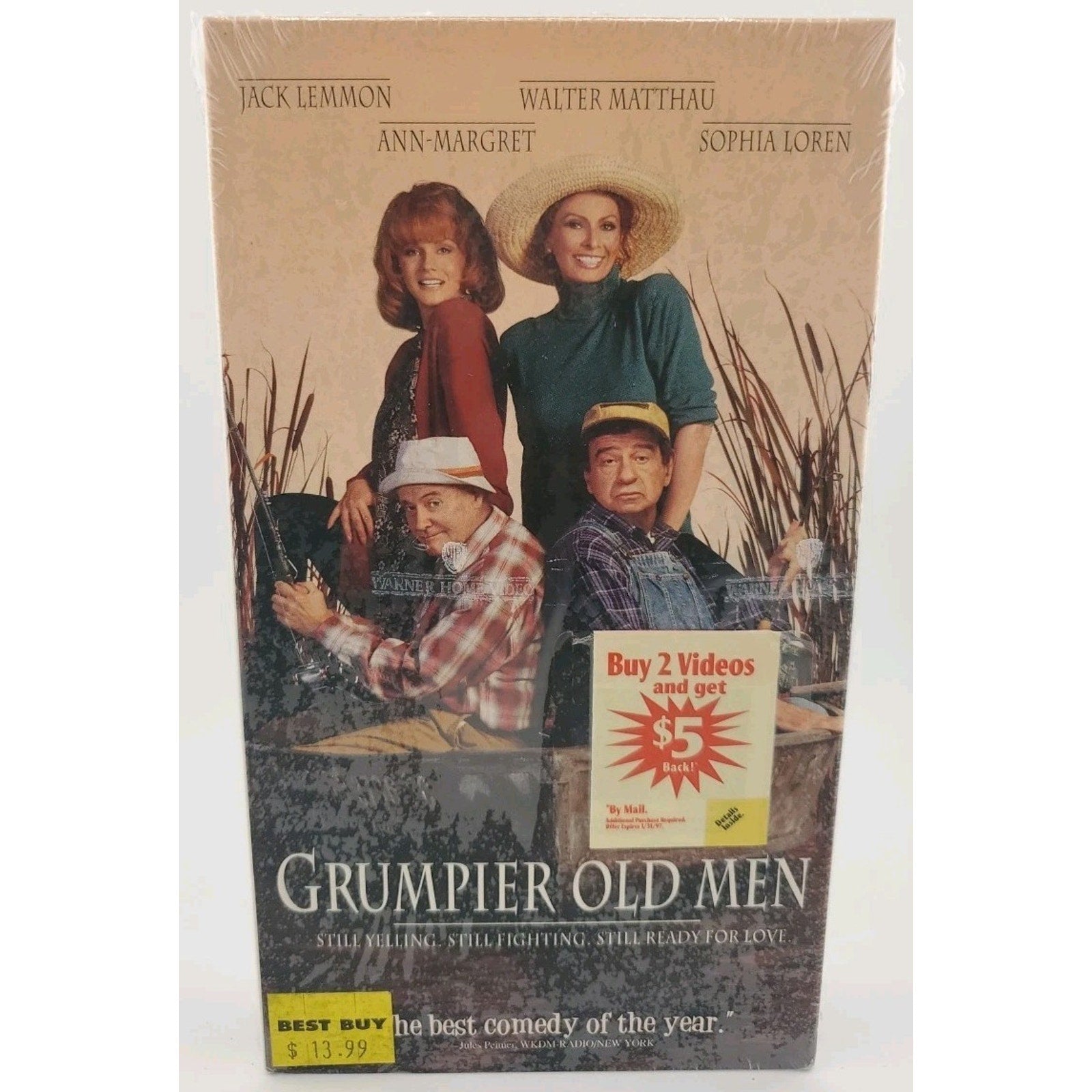 Grumpier Old Men (VHS, 1996) *Brand New*