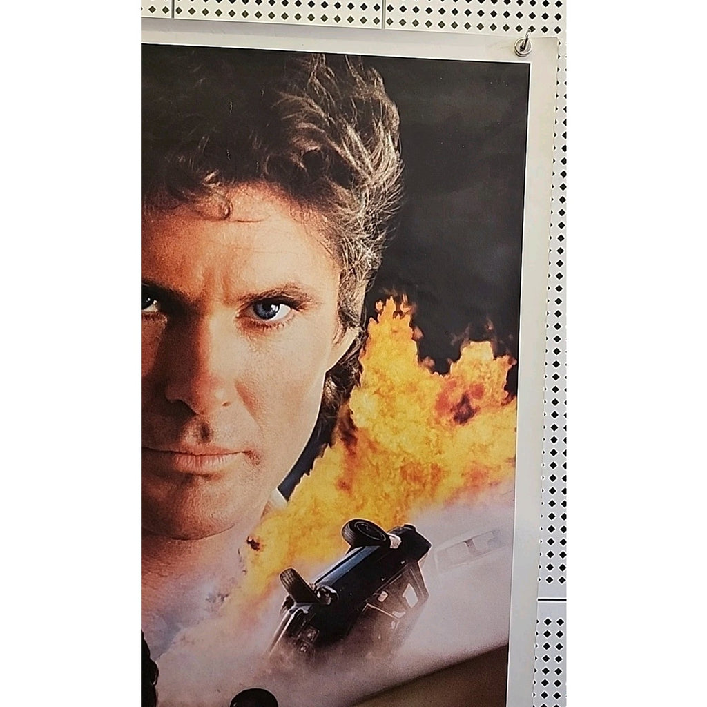 1990 Bail Out Starring David Hasselhoff & Linda Blair Video Movie Poster 27x40