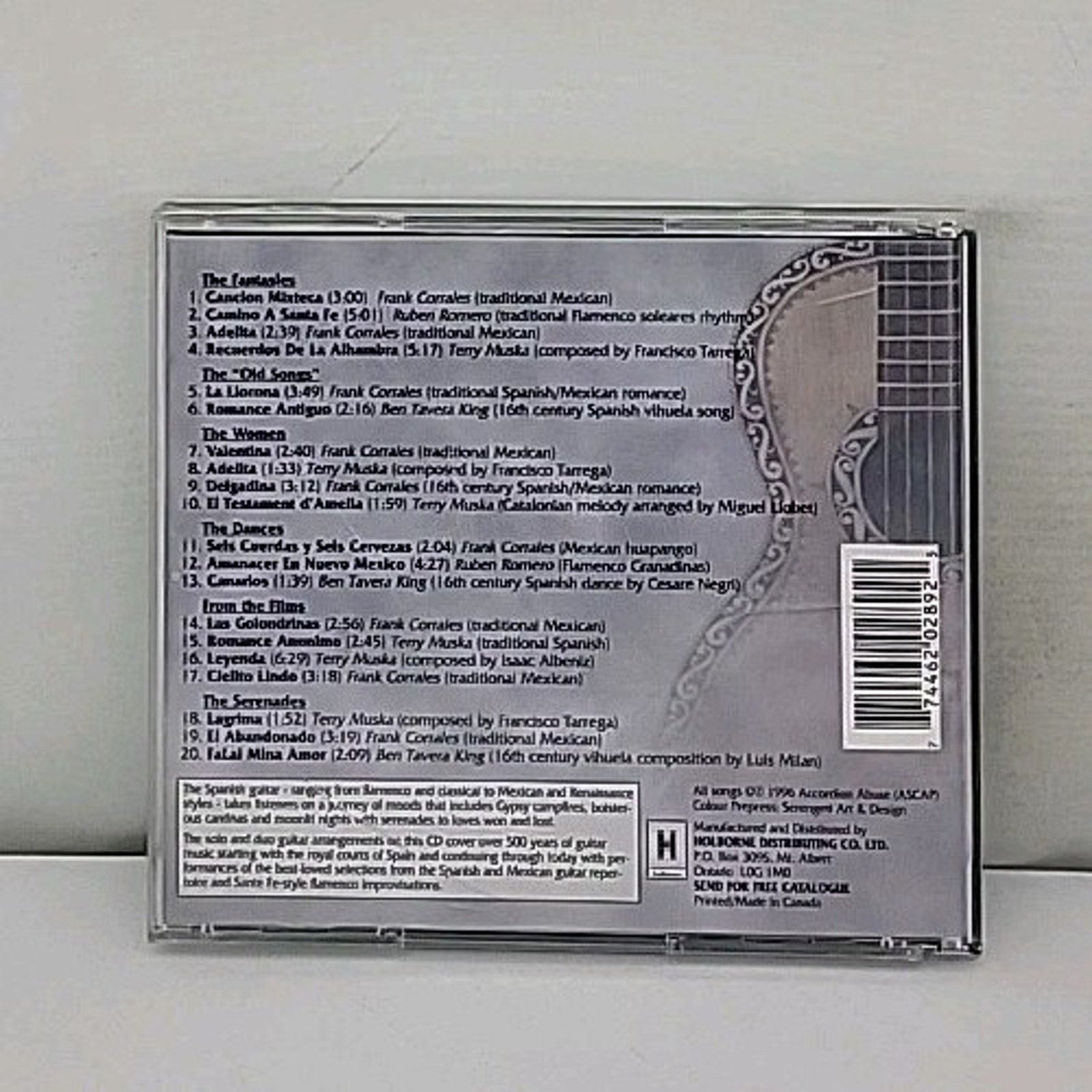 Seville to Sante Fe: A Spanish Guitar Anthology by Various Artists (CD, 1996,...