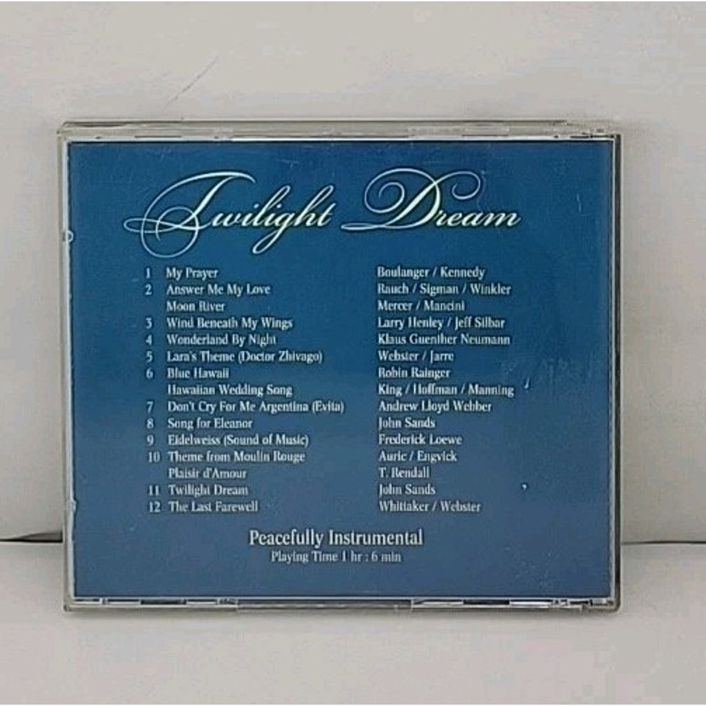 John Sands Twilight Dream 12trk CD Peacefully Instrumental Wind Beneath My Wings