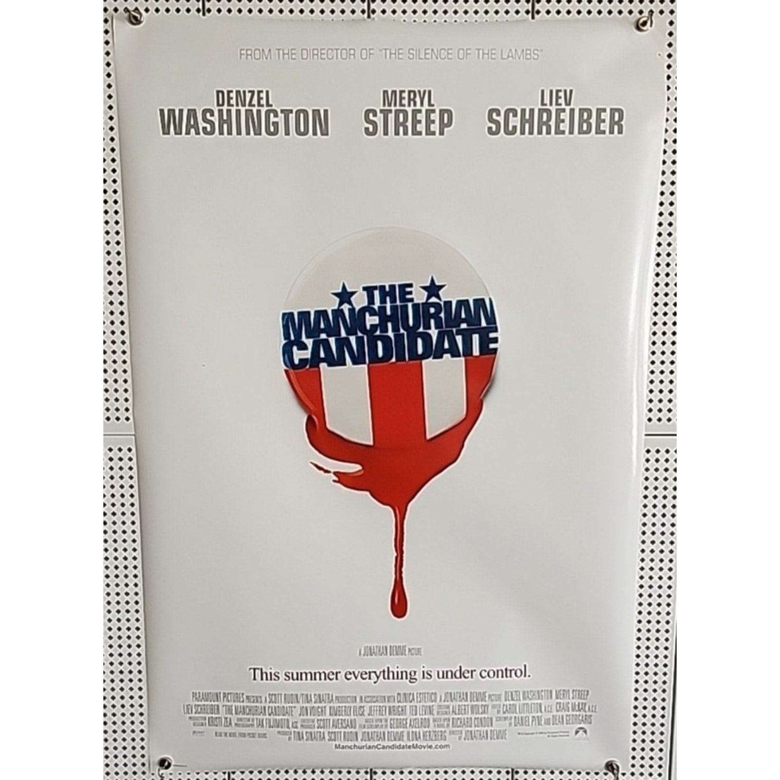 The Manchurian Candidate ~ Movie Poster~27x40 Double Sided Original Movie Poster