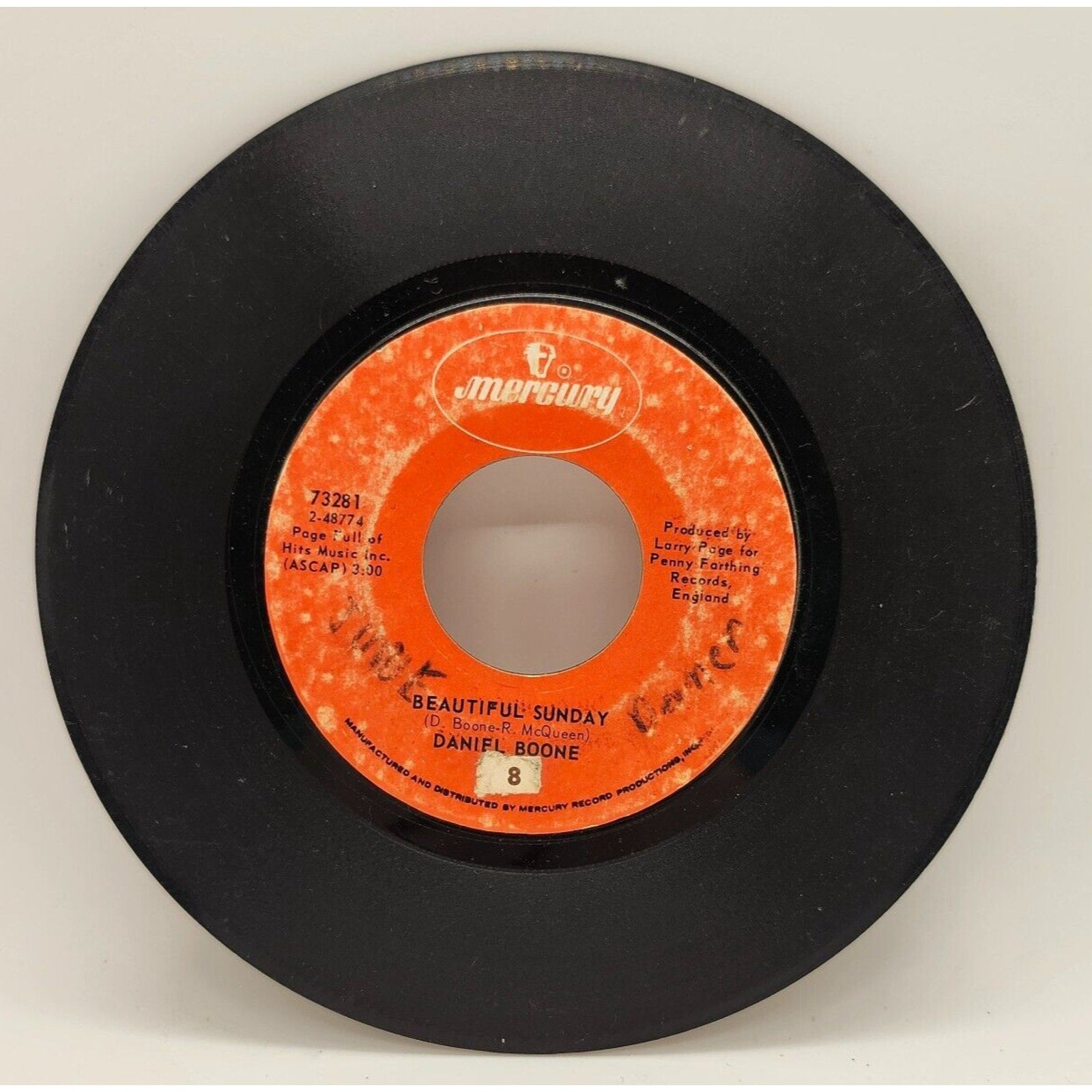 Truly Julie / Beautiful Sunday By Daniel Boone (Record) - 73281