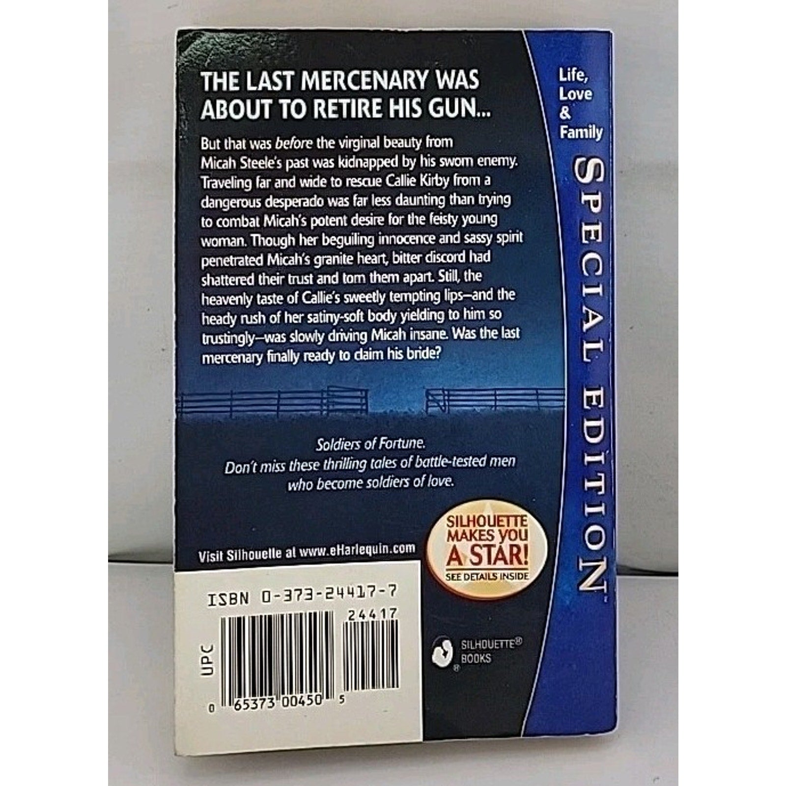 Last Mercenary by Diana Palmer (2001, Mass Market)