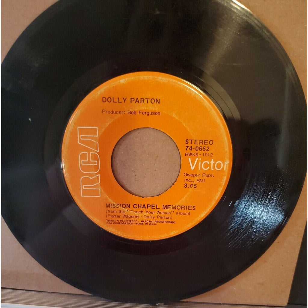 Dolly Parton Sacred Memories Love Is Like A Butterfly 45 rpm Record Vinyl 7"