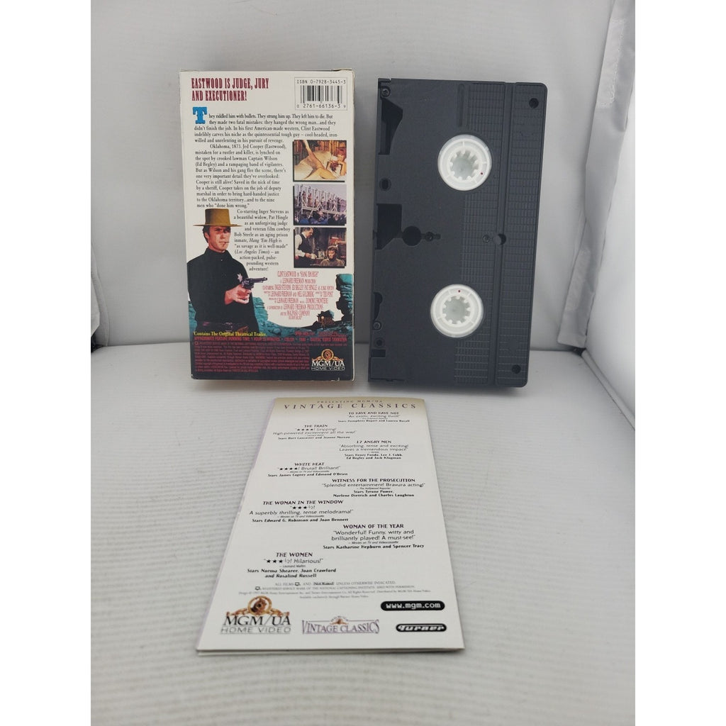 Hang Em High (VHS, 1997, Western Legends) *Sticker Label*