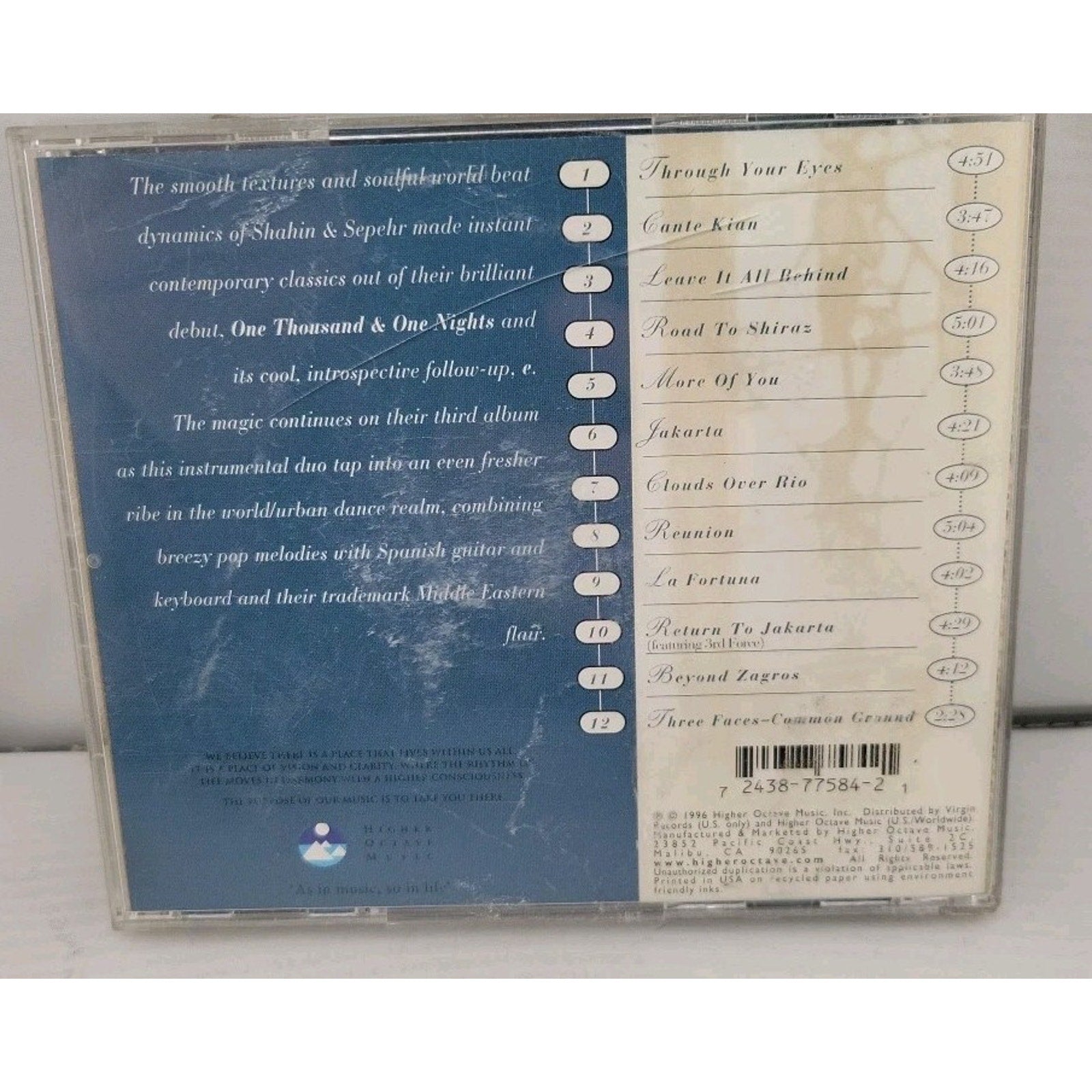 Aria by Shahin & Sepehr (CD, 1996)