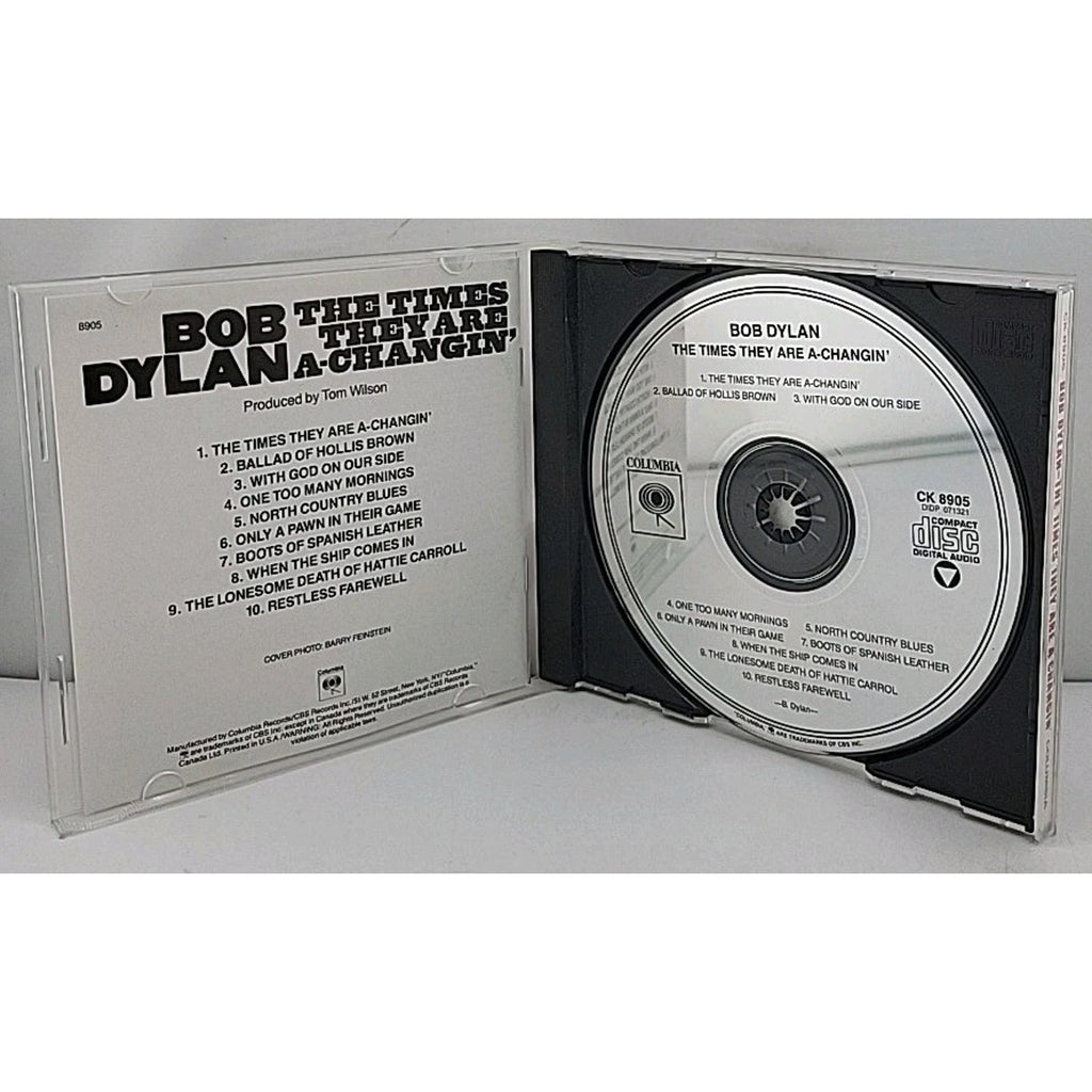 Times They Are A-Changin' by Bob Dylan (CD, 1990)