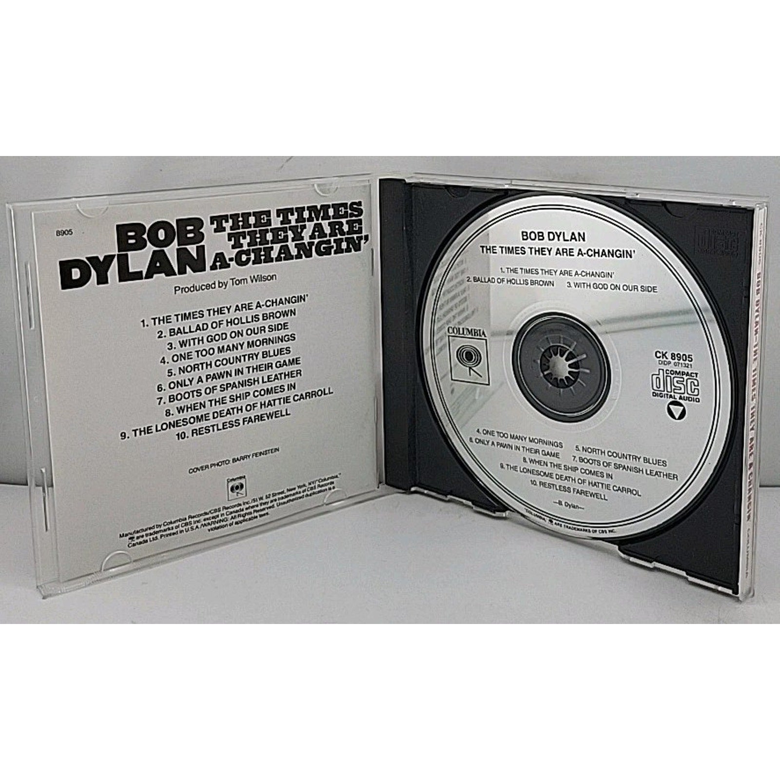 Times They Are A-Changin' by Bob Dylan (CD, 1990)