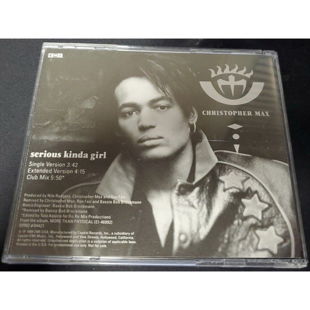 Christopher Max Serious Kinda Girl (CD) PROMO