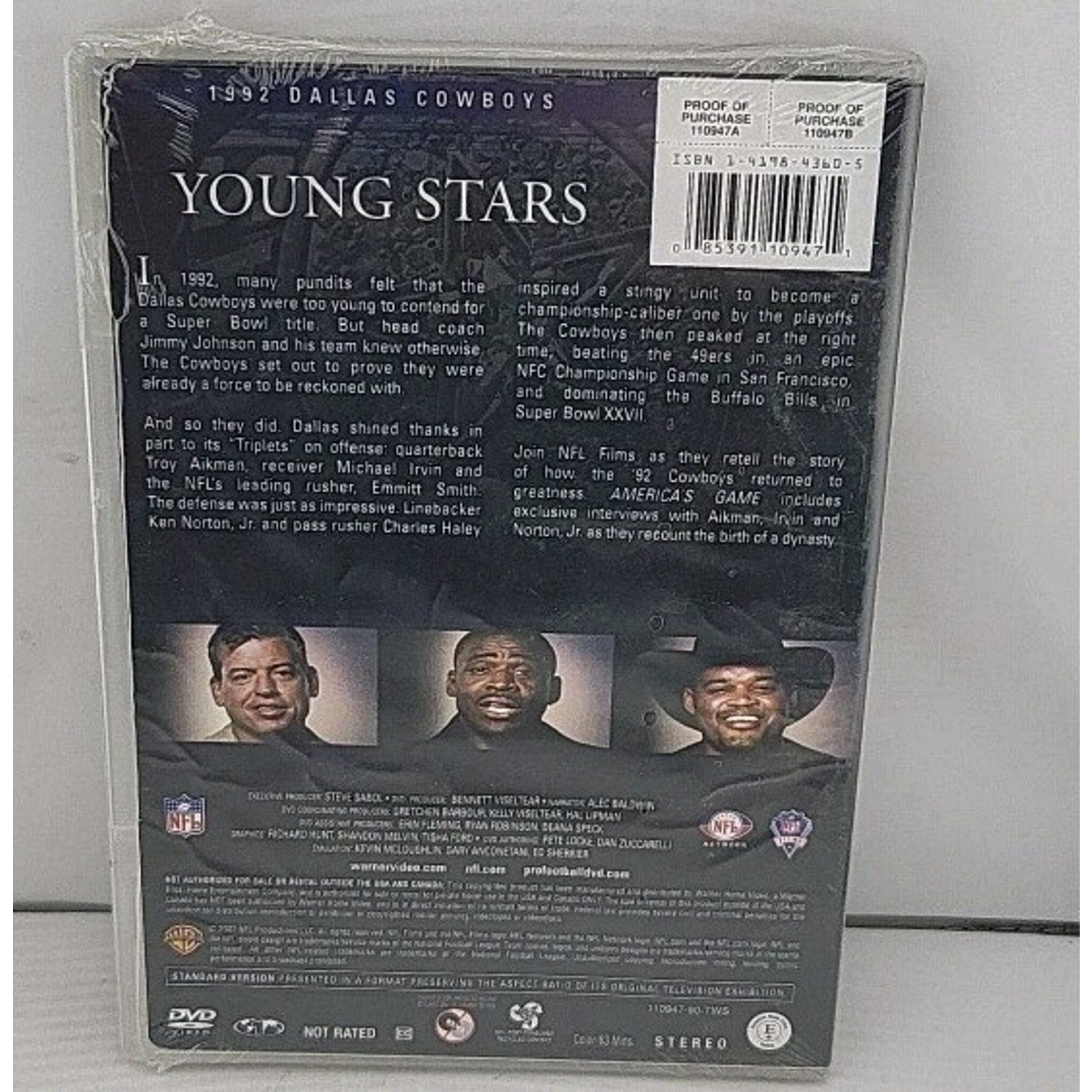 Dallas Cowboys Super Bowl 27 (DVD) *Brand New*