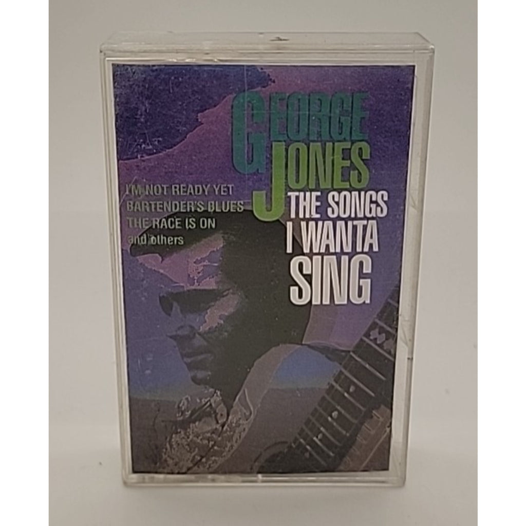 The Songs I Wanta Sing by George Jones (Cassette, Dec-1995, Sony Music)