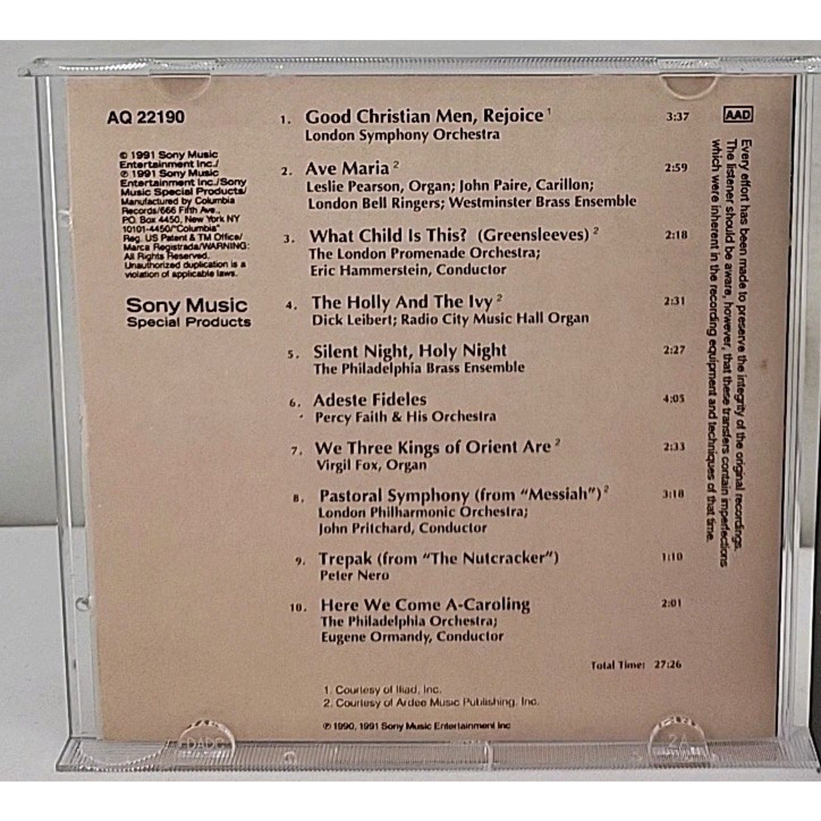 A Holiday Concert CD
