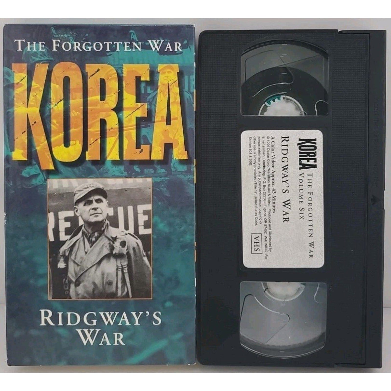 Korea 1950-1953 - The Forgotten War (VHS, 1998)