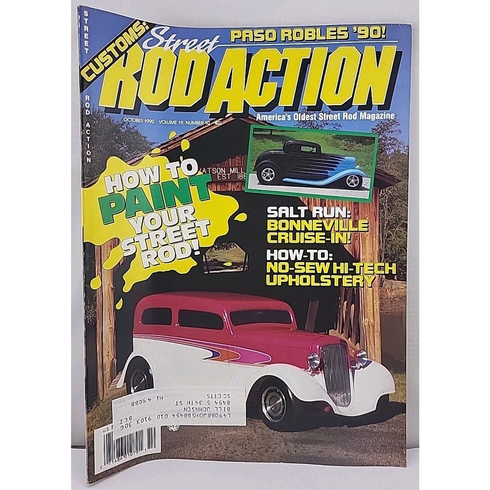 Street Rod Action Magazine October 1990 Volume 19 Number 10