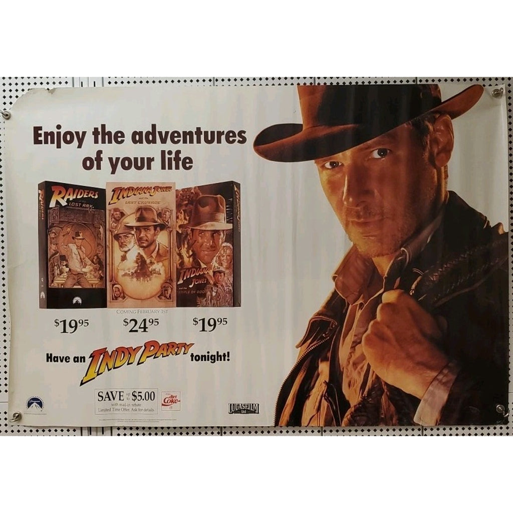 Indiana Jones and the Temple of Doom Movie Poster 27x40 1984