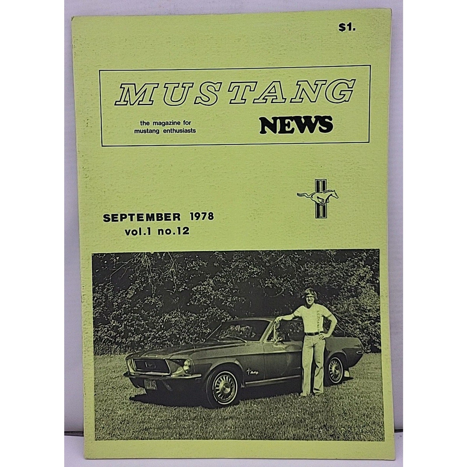 Mustang News Magazine - September 1978 - Vol. 1 No. 12