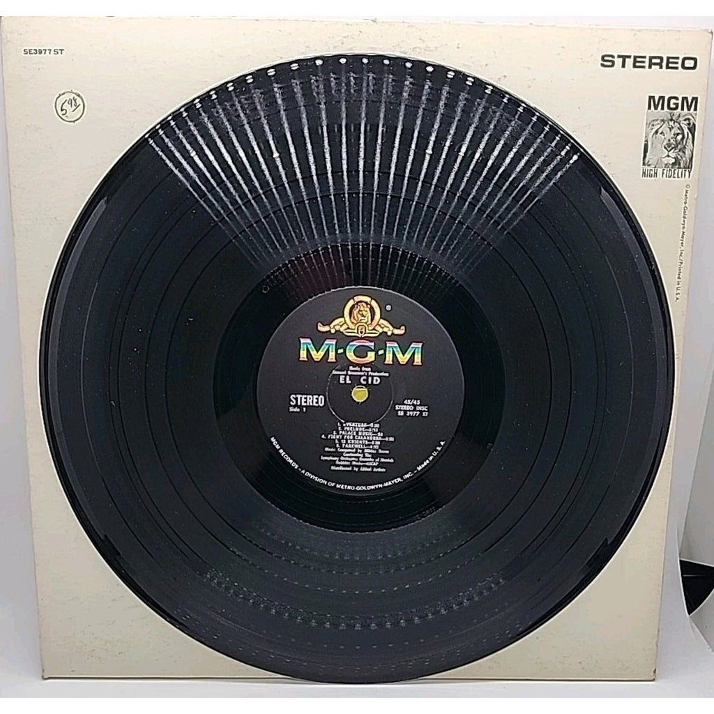 Music from Samuel Bronston's EL CID by Charlton Heston & Sophia Loren SE3977 ST