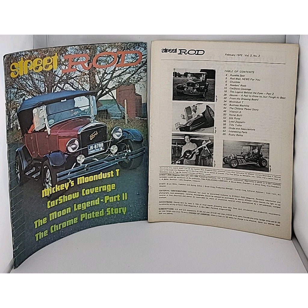 Street Rod Magazine February 1972 Volume 2 Number 2