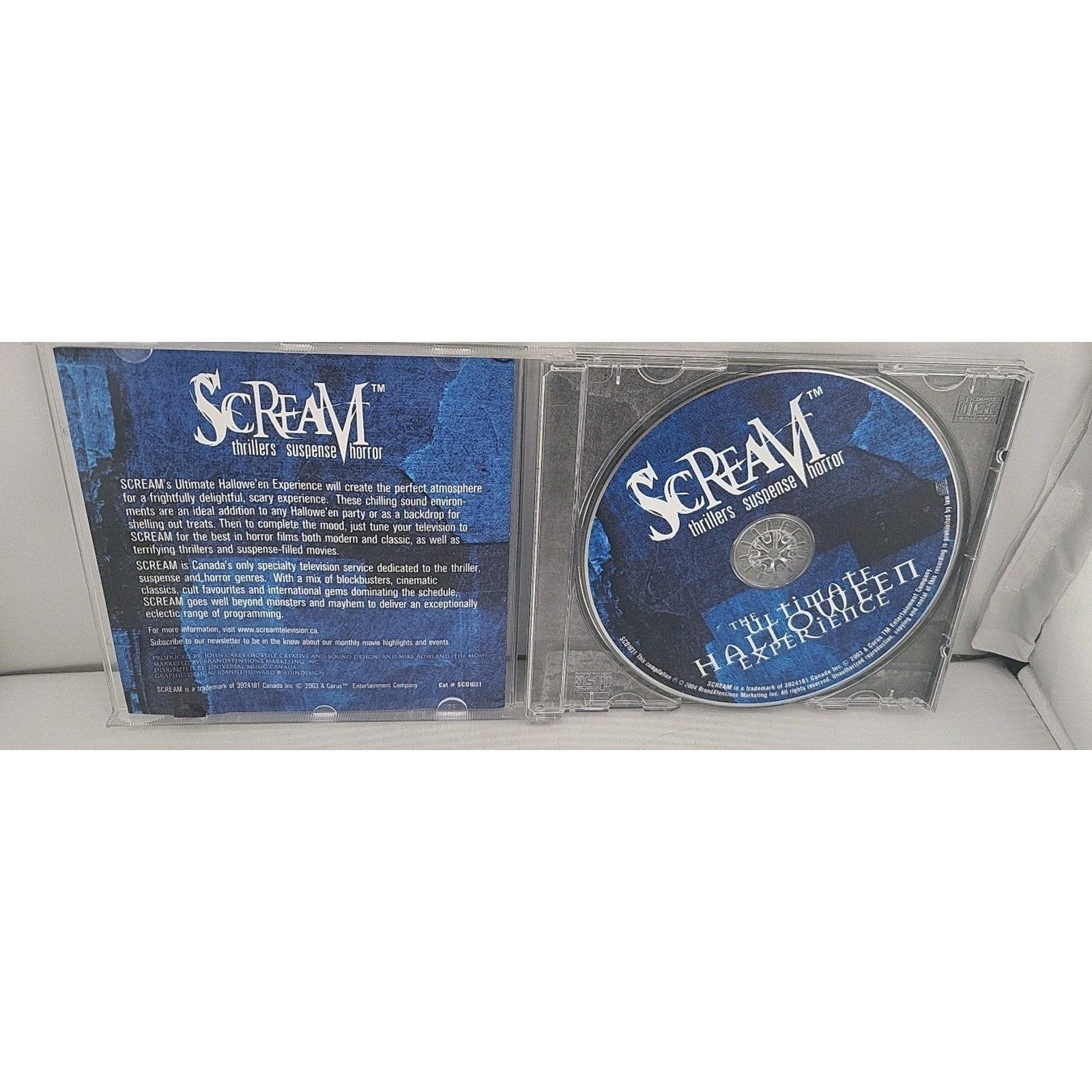 Scream the Ultimate Halloween Experience Halloween Sound Effects CD