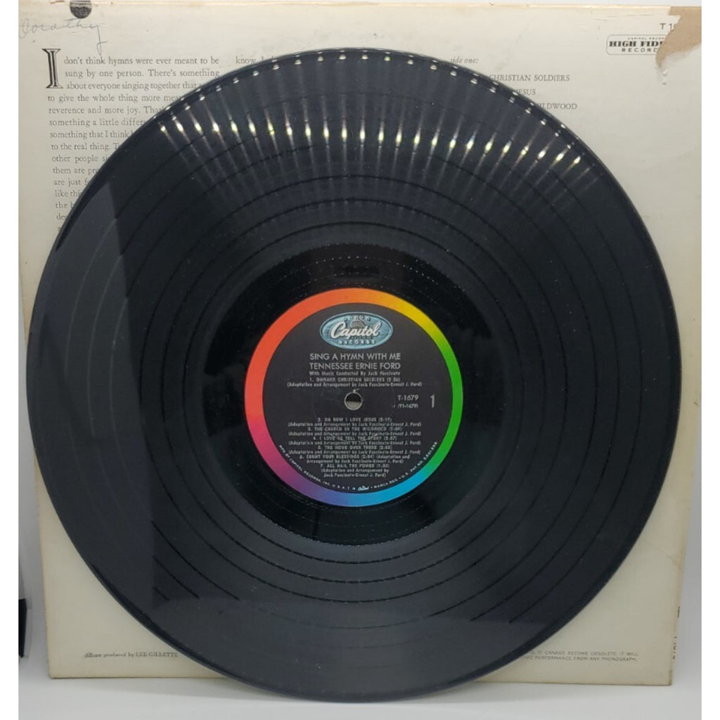 Tennesee Ernie Ford Sing a Hymn with Me (Record)