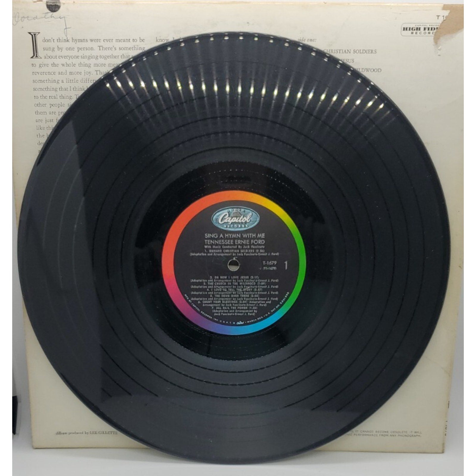 Tennesee Ernie Ford Sing a Hymn with Me (Record)