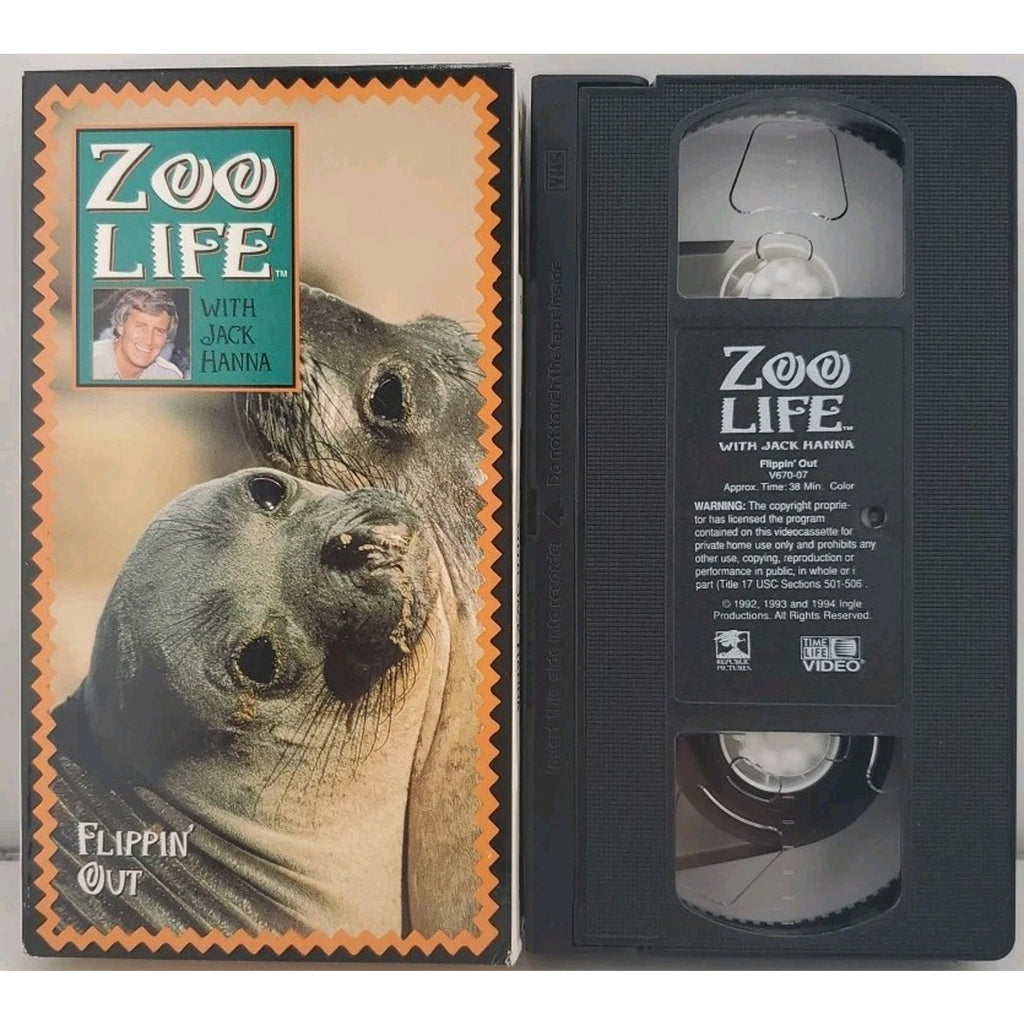 Zoo Life With Jack Hanna VHS 1994 Flippin' Out