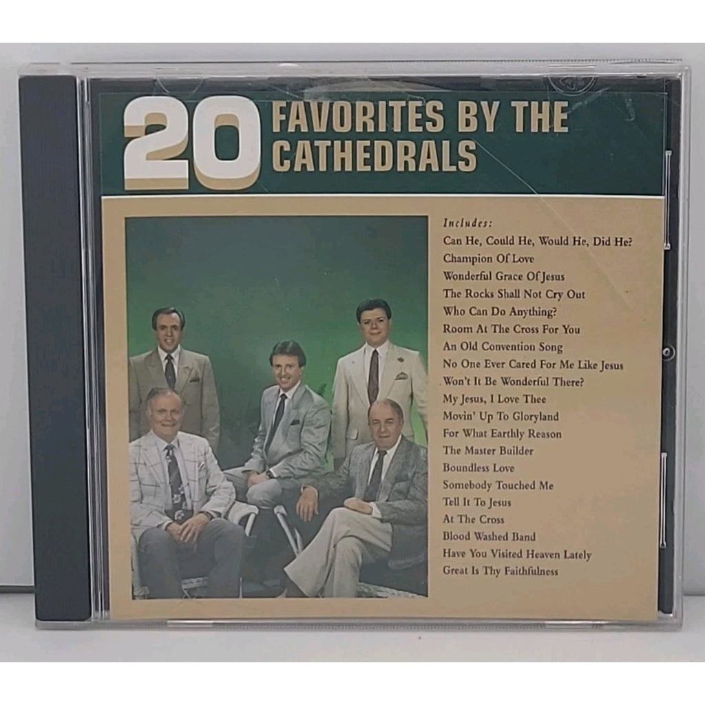 20 Favorites by the Cathedrals Quartet CD 1995 Classic Southern Gospel