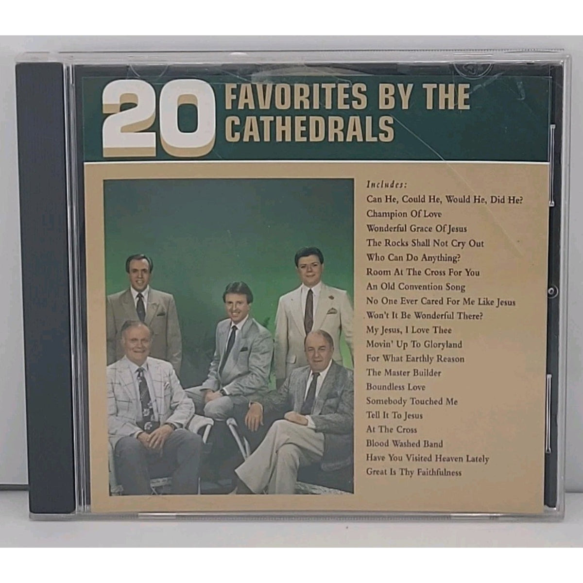20 Favorites by the Cathedrals Quartet CD 1995 Classic Southern Gospel