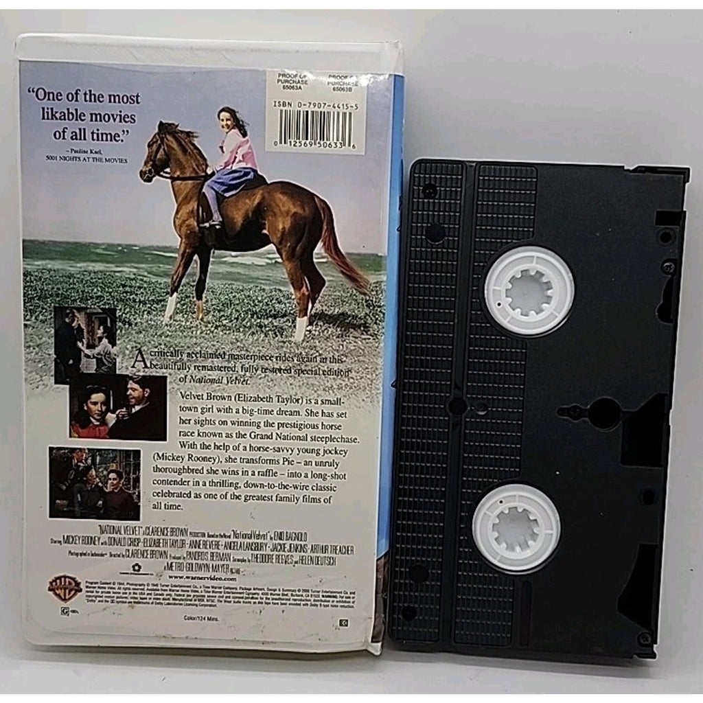 National Velvet (VHS, 2000, Clam Shell)