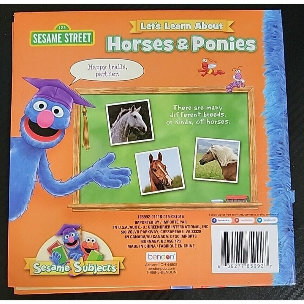 Sesame Street - Horses & Ponies Hardback Edition