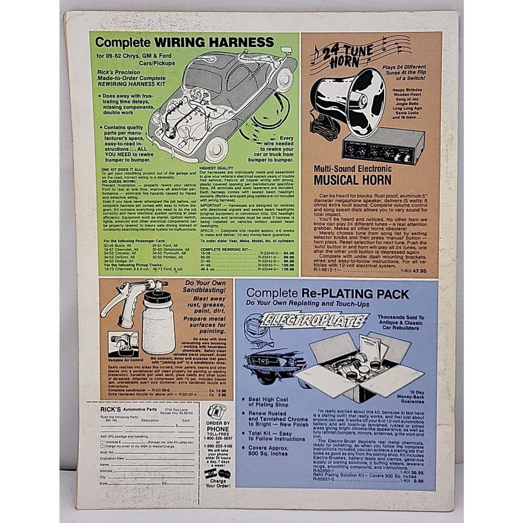 The 1981 NSRA Street Rod Nationals Souvenir Program