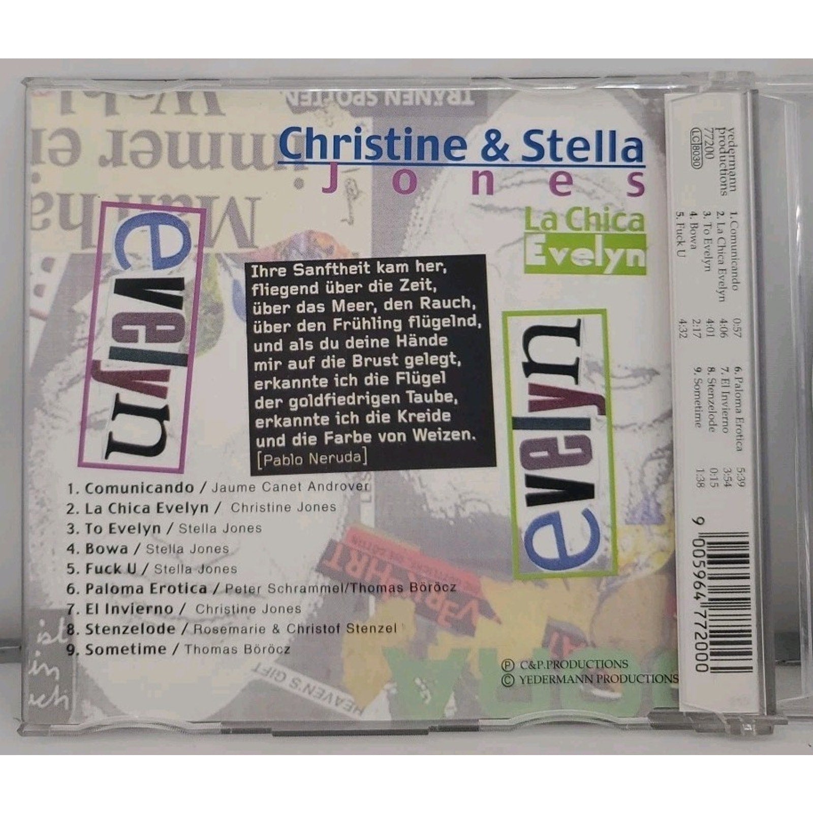 Christine & Stella Jones | La Chica Evelyn (CD)