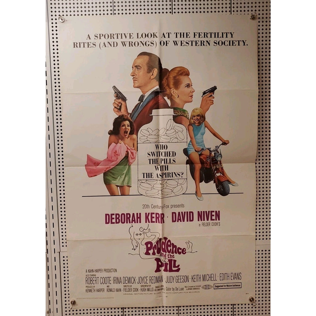 Prudence and the Pill Single Sided Original Folded 27 x 41 Movie Poster 1968