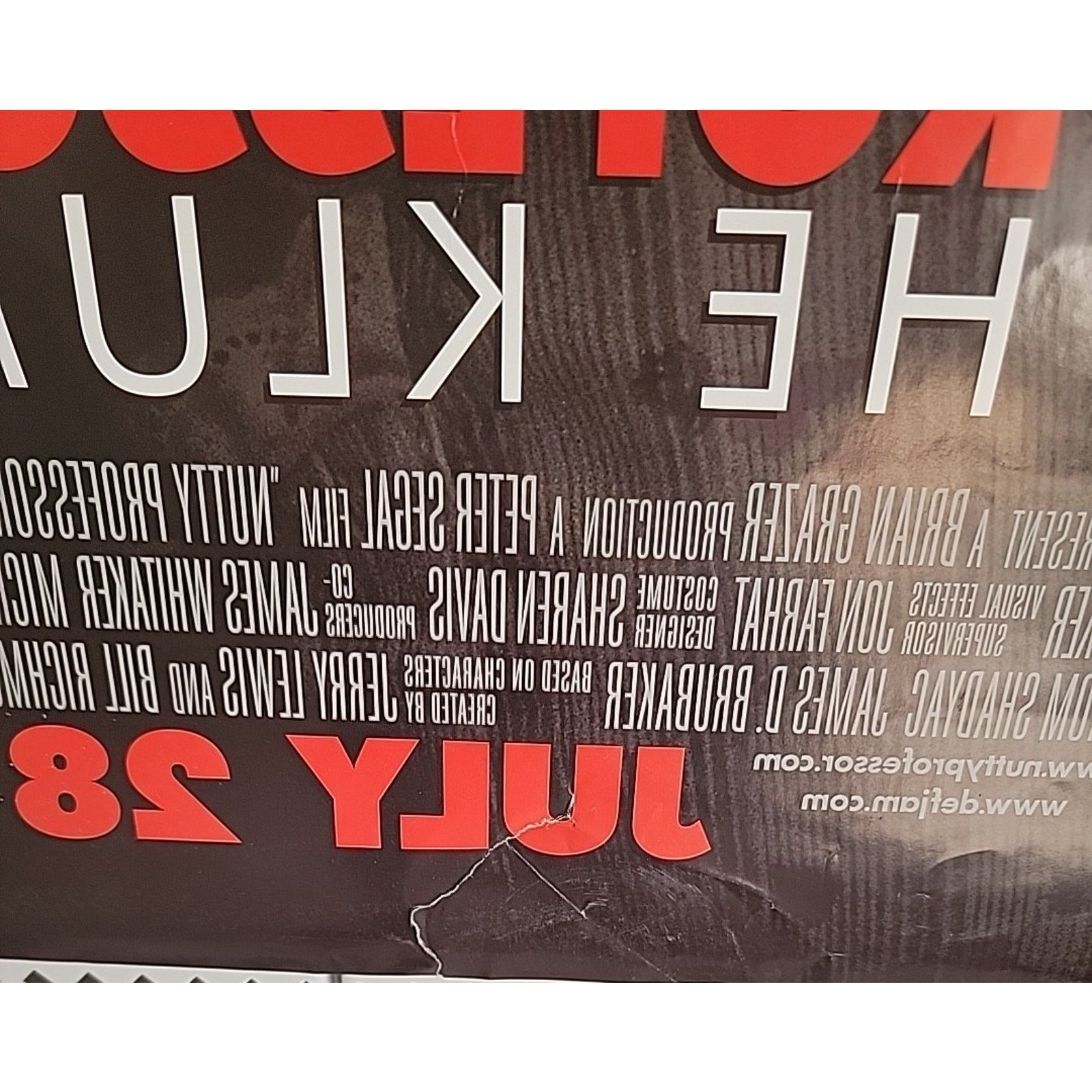 Nutty Professor II The Klumps 2000 Original Movie Poster 27x40 Rolled DS