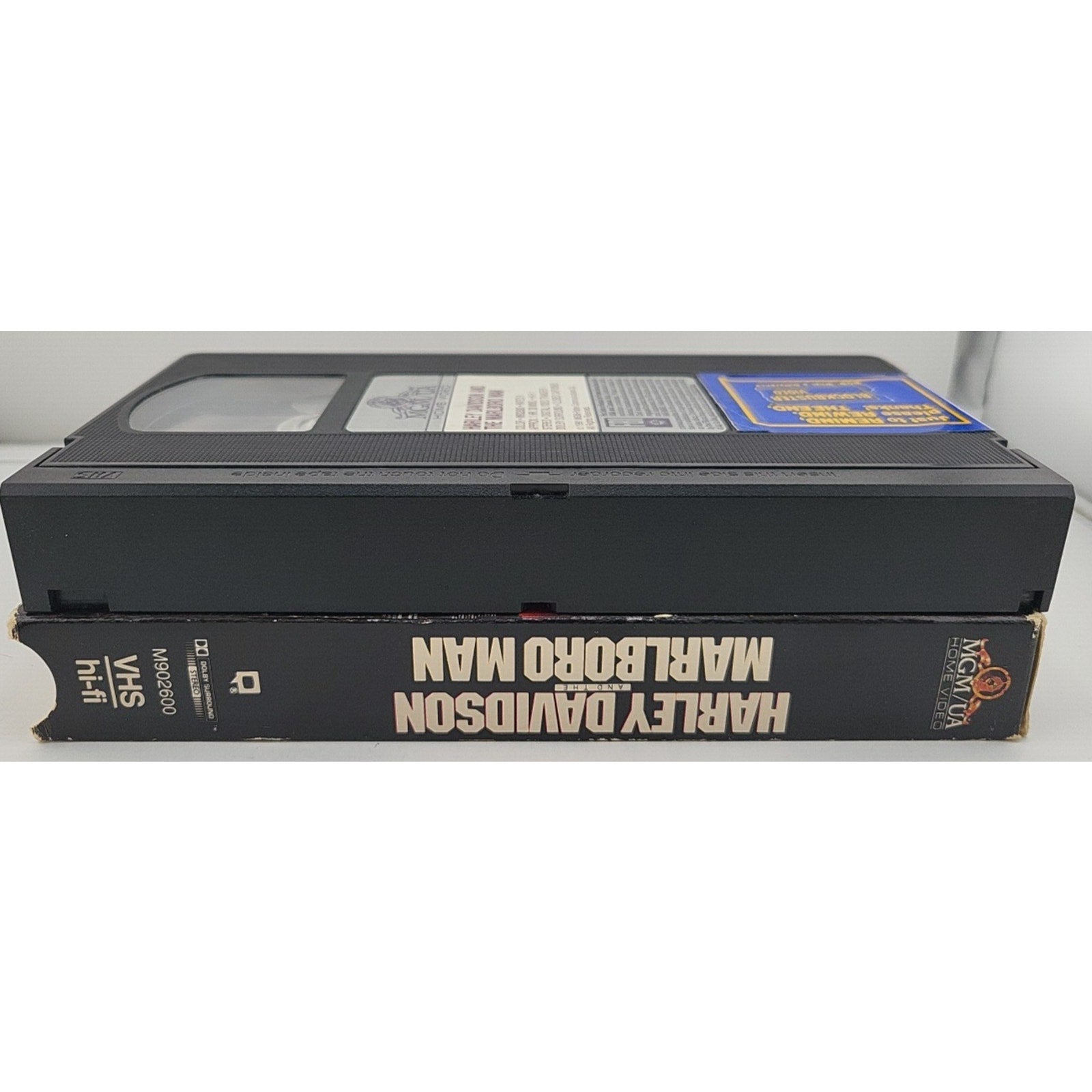 Harley Davidson and the Marlboro Man (VHS 1991) Mickey Rourke, VHS